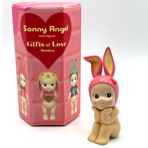 New Kewpie/Angel Seated Mini Figure in Love Rabbit Costume, Open Blind Box